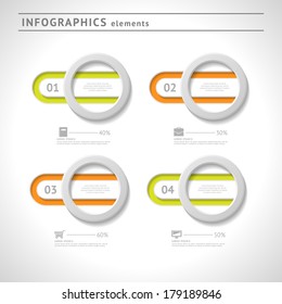 Business infographics elements. 