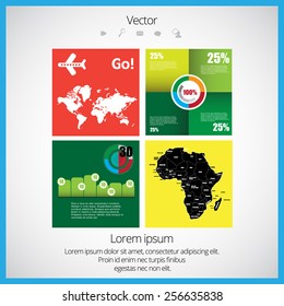 Business infographics elements