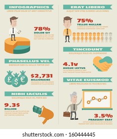 Business infographics elements , eps10 vector format