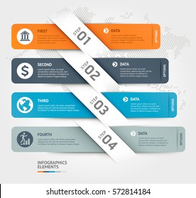 Business infographics elements template. Vector illustrations. Can be used for workflow layout, banner, diagram, number options, web design, timeline template.