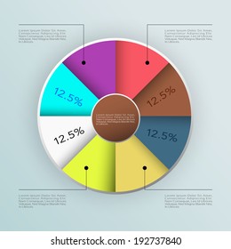 Business Infographics graph Vector.Eps 10