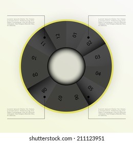 Business Infographics graph Vector.Eps 10