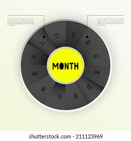 Business Infographics graph Vector.Eps 10