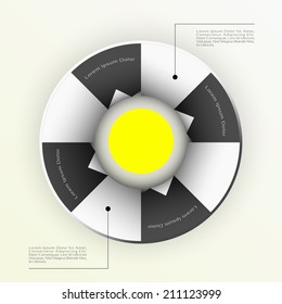 Business Infographics graph Vector.Eps 10