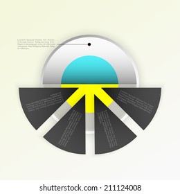 Business Infographics graph Vector.Eps 10