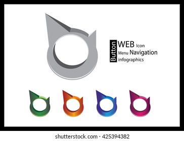 Business infographics, icon,  web, lower third, banners template