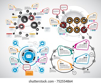 Infografik-Layout für Unternehmen