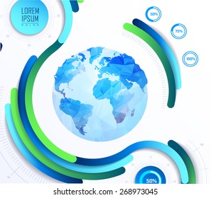 Business Infographics. Line elements can be used for workflow layout, banner, step up options,  number options,  web template