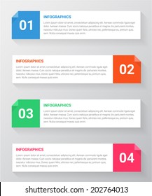 Business infographics modern design template, vector illustration