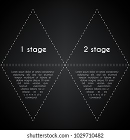 business infographics with numbered text
