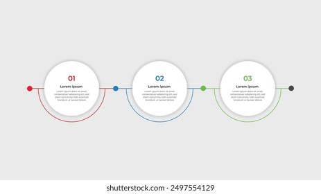 Business infographics Numbers 4 options or steps
