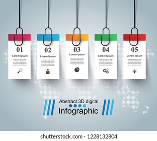 Business Infographics origami style Vector illustration. Eps 10