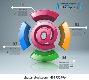 Business Infographics origami style Vector illustration