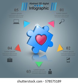 Business Infographics origami style Vector illustration. Infographic icon.