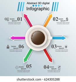 Business Infographics origami style Vector illustration. Bottle, water, drink icon.