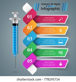 Business Infographics origami style Vector illustration. Infographic icon.