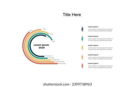 Business infographics set with different diagram vector illustration. Data visualization elements, marketing charts and graphs