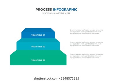 Business infographics set Ladders from 3 stages Vector illustration.