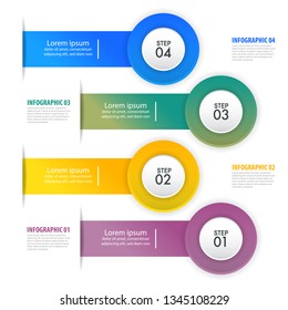 Business Infographics, strategy, timeline, design template illustration. Vector eps10.