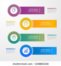 Business Infographics, strategy, timeline, design template illustration. Vector eps10.