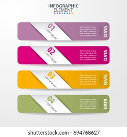 Business Infographics, strategy, timeline, design template illustration. Vector eps10.