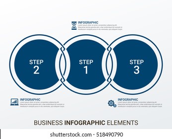 Business Infographics style Vector illustration. can be used for workflow layout, banner, diagram, number options, step up options, web design.