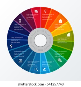 Business Infographics style Vector illustration. can be used for workflow layout, banner, diagram, number options, step up options, web design.