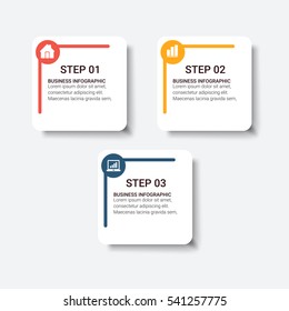 Business Infographics style Vector illustration. can be used for workflow layout, banner, diagram, number options, step up options, web design.