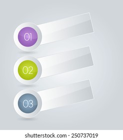 Business infographics tabs template for presentation, education, web design, banners, brochures, flyers. Brown and pink colors. Green and purple. Vector illustration.
