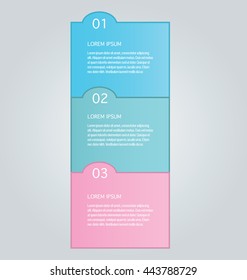 Business infographics tabs template for presentation, education, web design, banners, brochures, flyers. Vector illustration.