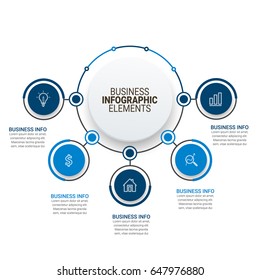 Infografik-Vorlage für Unternehmen