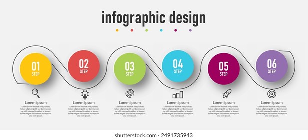 Business infographics template with 4 steps, options. can be used for workflow diagram, info chart, web design. vector illustration.	