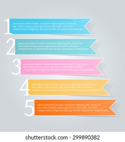 Business infographics template for presentation, education, web design, banners, brochures, flyers. Vector illustration.