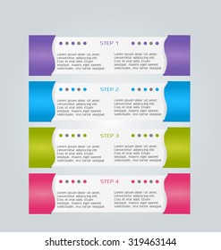 Business infographics template for presentation, education, web design, banners, brochures, flyers. Vector illustration.