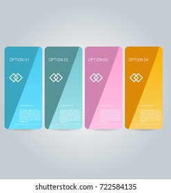 Business infographics  template for presentation, education, web design, banners, brochures, flyers. Vector illustration.