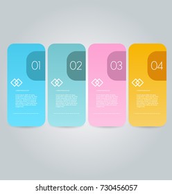 Business infographics  template for presentation, education, web design, banners, brochures, flyers. Vector illustration.