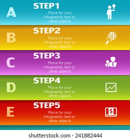 Business infographics template. Vector illustration. Can be used for banner, diagram, web design.