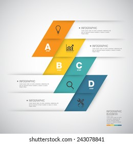 Business  infographics template. Vector illustration.