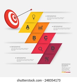 Business infographics template. Vector illustration.