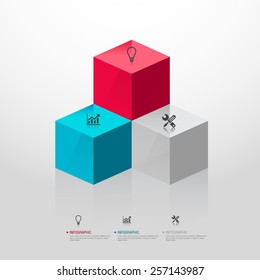 Business infographics template. Vector illustration.