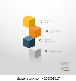 Business infographics template. Vector illustration.