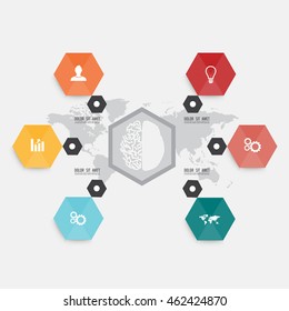 Business infographics template. Vector illustration.
