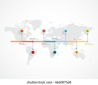 Business infographics template. Vector illustration.