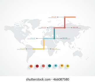 Business infographics template. Vector illustration.
