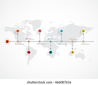 Business infographics template. Vector illustration.