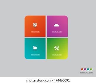 Business infographics template. Vector illustration.