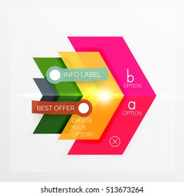 Business infographics templates. For banners, business backgrounds and presentations