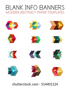 Business infographics templates. For banners, business backgrounds and presentations
