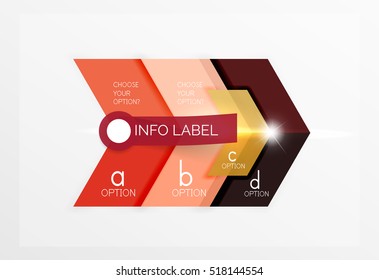 Business infographics templates. For banners, business backgrounds and presentations