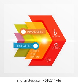 Business infographics templates. For banners, business backgrounds and presentations